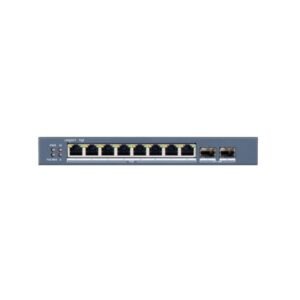 SWITCH POE 8 PUERTOS 10/100/1000 MBPS POE+ 2 PUERTOS SFP 110 W HIKVISION 301802029