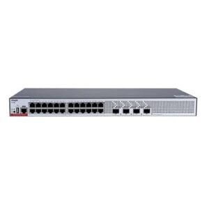 SWITCH 24 PUERTOS POE+ 370W 1Gpbs + 4 PUERTOS SFP 2.5Gbps CAPA 2 TASA 51Mbps 1RU ADMINISTRABLE NUBE RUIJIE