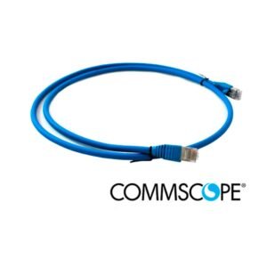 PATCH CORD CAT 6A AZUL 1MTS BLINDADO